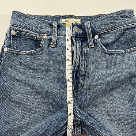 Madewell The Perfect Vintage Straight Jean 24 Petite High Rise Crop - Picture 8 of 14